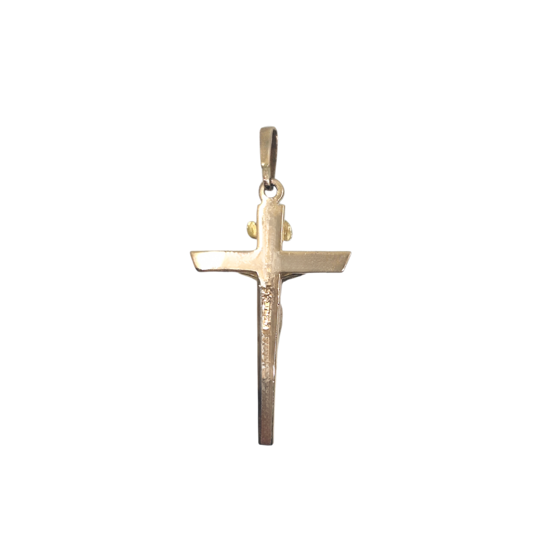 9ct Yellow Gold Crucifix