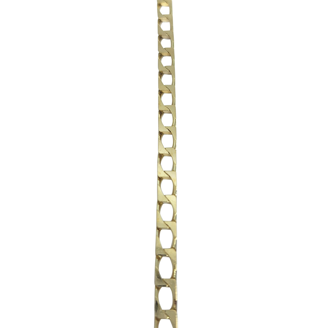 9ct Yellow Gold Curb Bracelet 8.5"
