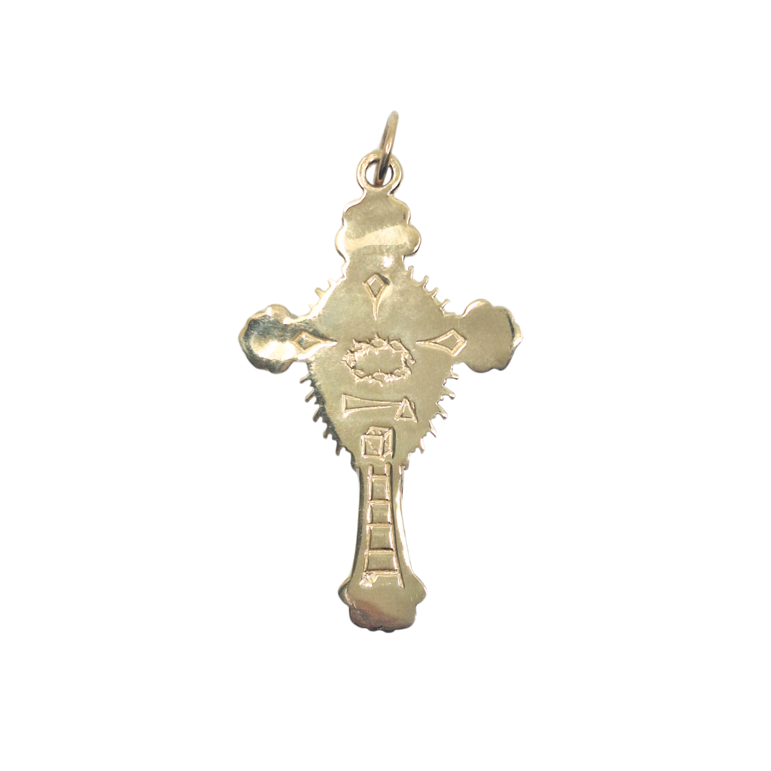 9ct Yellow Gold Crucifix