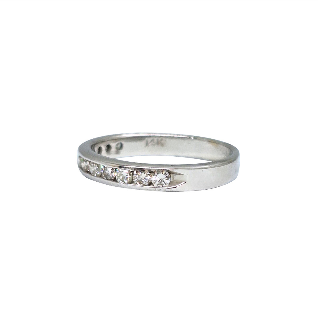 14ct White Gold Diamond Eternity Ring