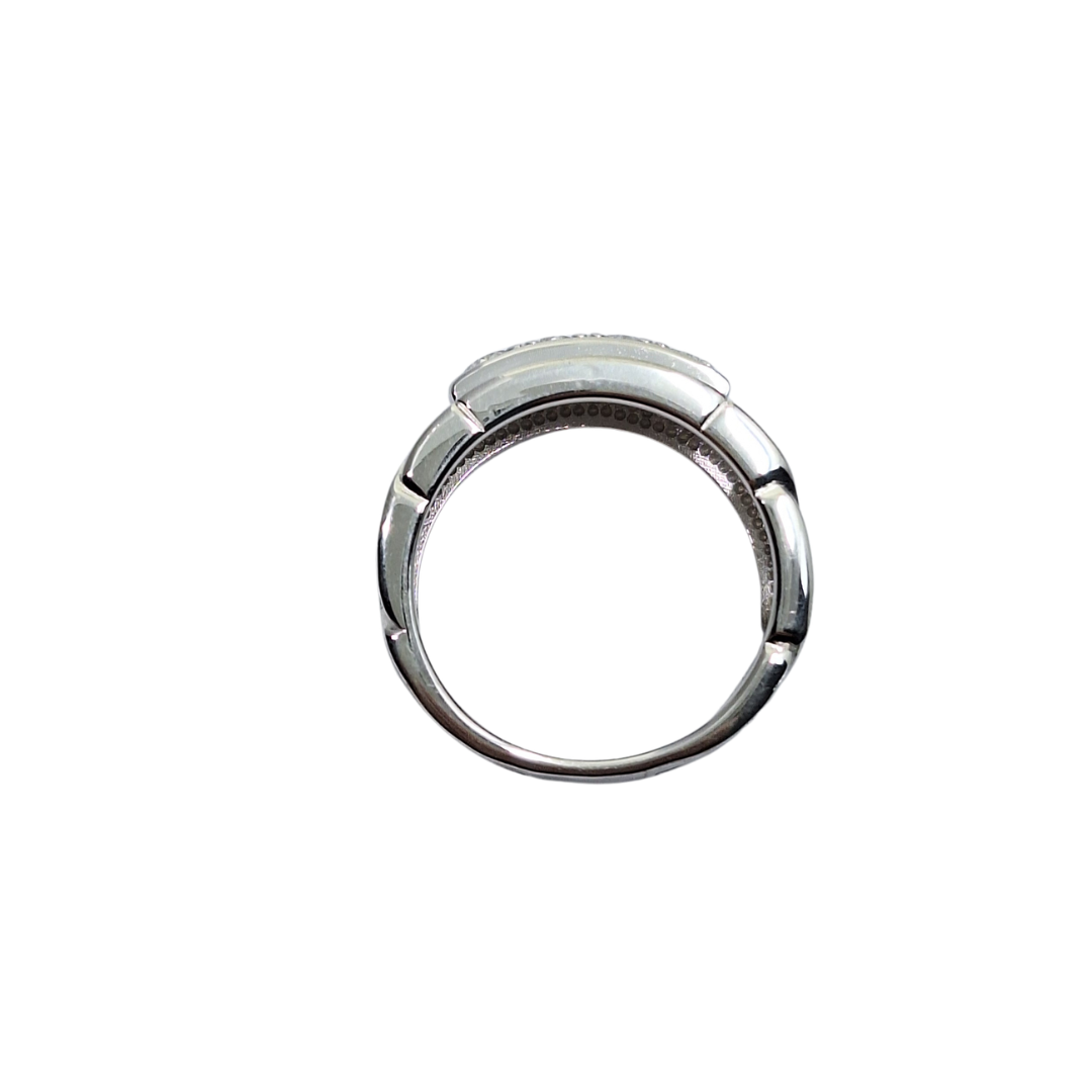 Silver Cubic Zirconia Band Ring