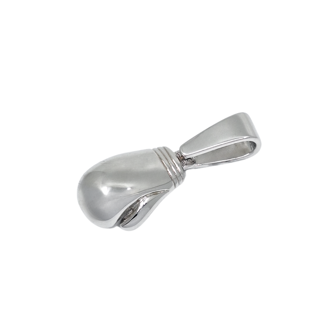 Silver Boxing Glove Pendant