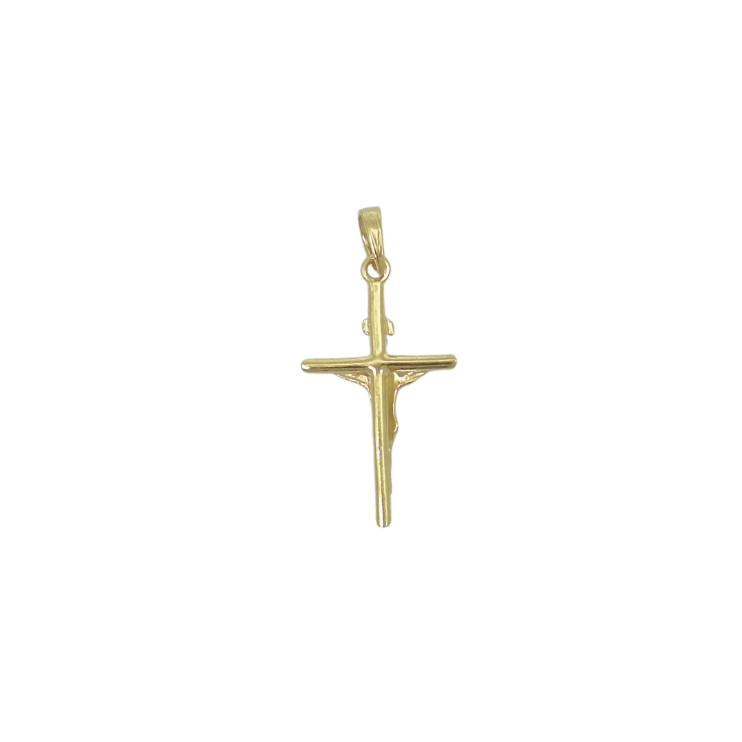 9ct Yellow Gold Crucifix