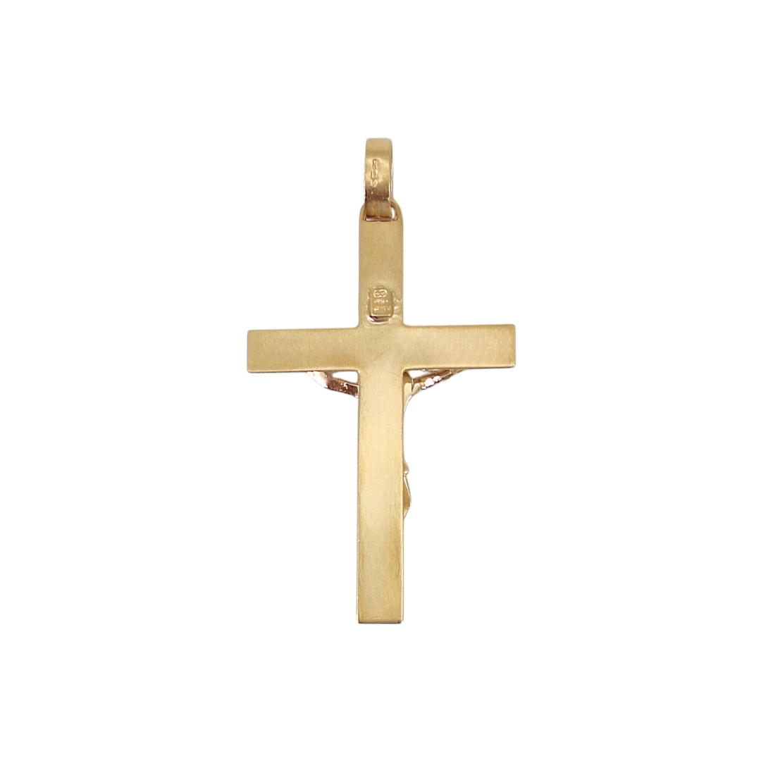 9ct Yellow Gold Crucifx