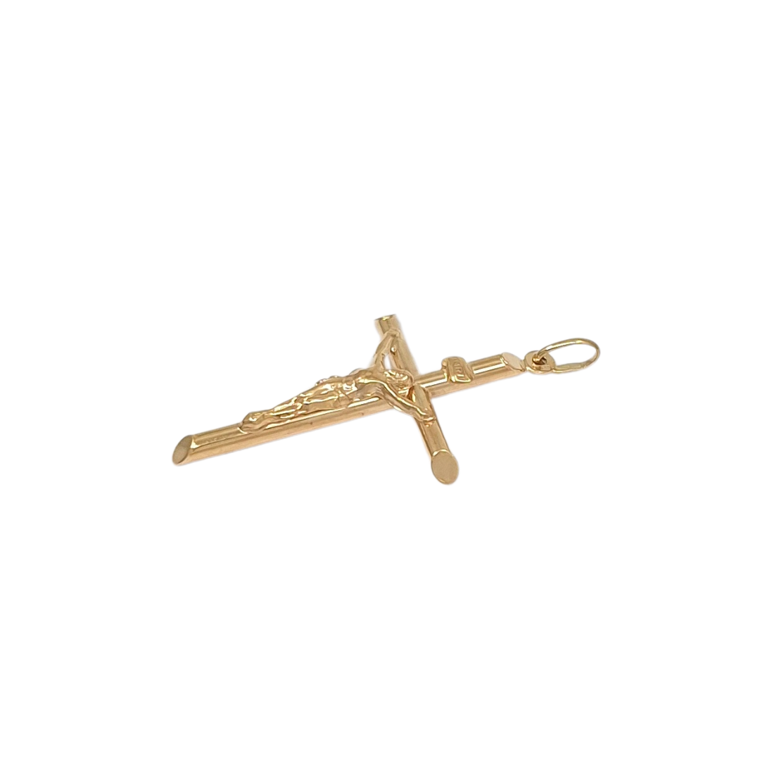 9ct Yellow Gold Crucifix