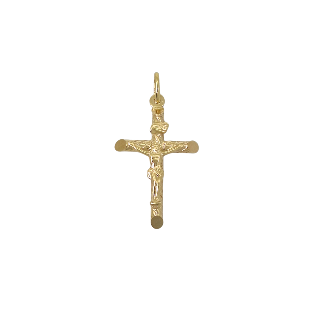 9ct Yellow Gold Crucifix
