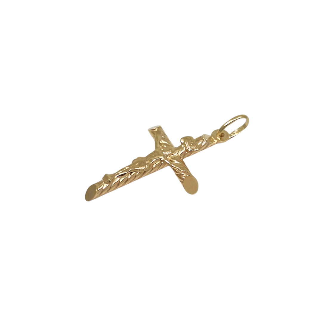 9ct Yellow Gold Crucifix