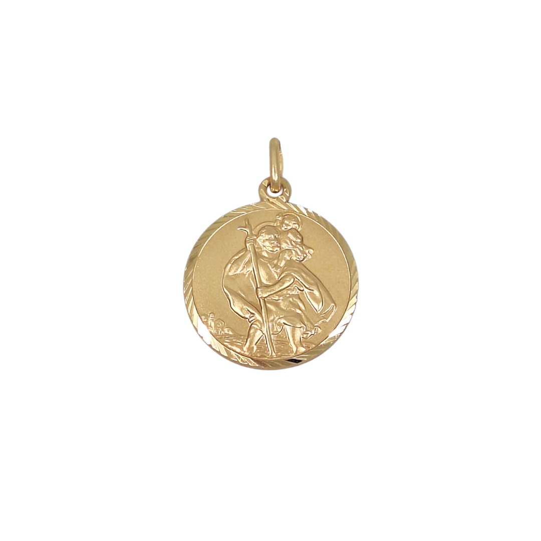 9ct Yellow Gold St Christopher