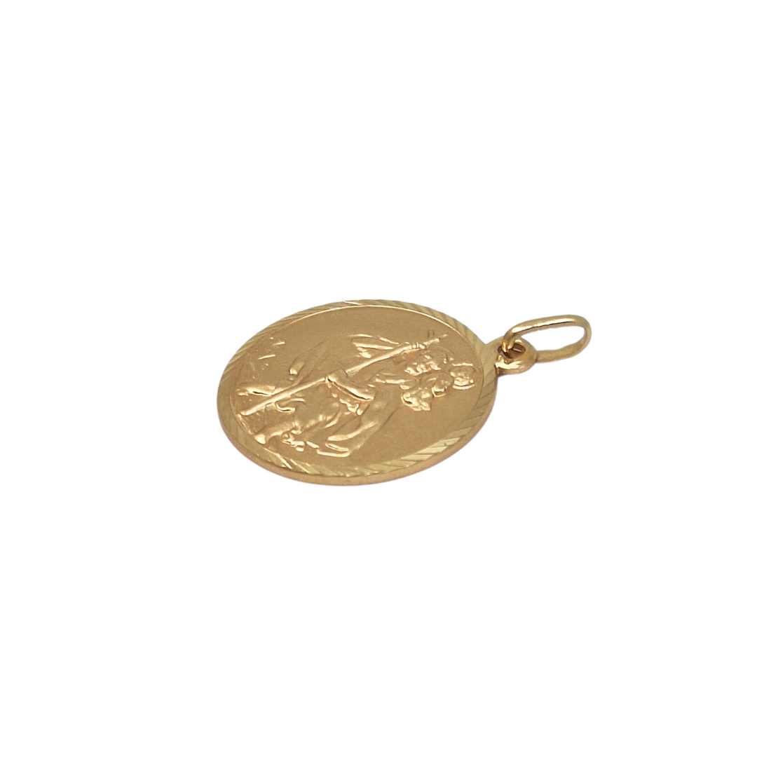 9ct Yellow Gold St Christopher