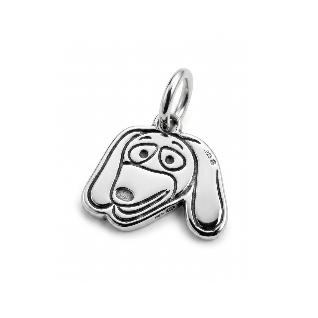 Sterling Silver Toy Dog Character Charm
