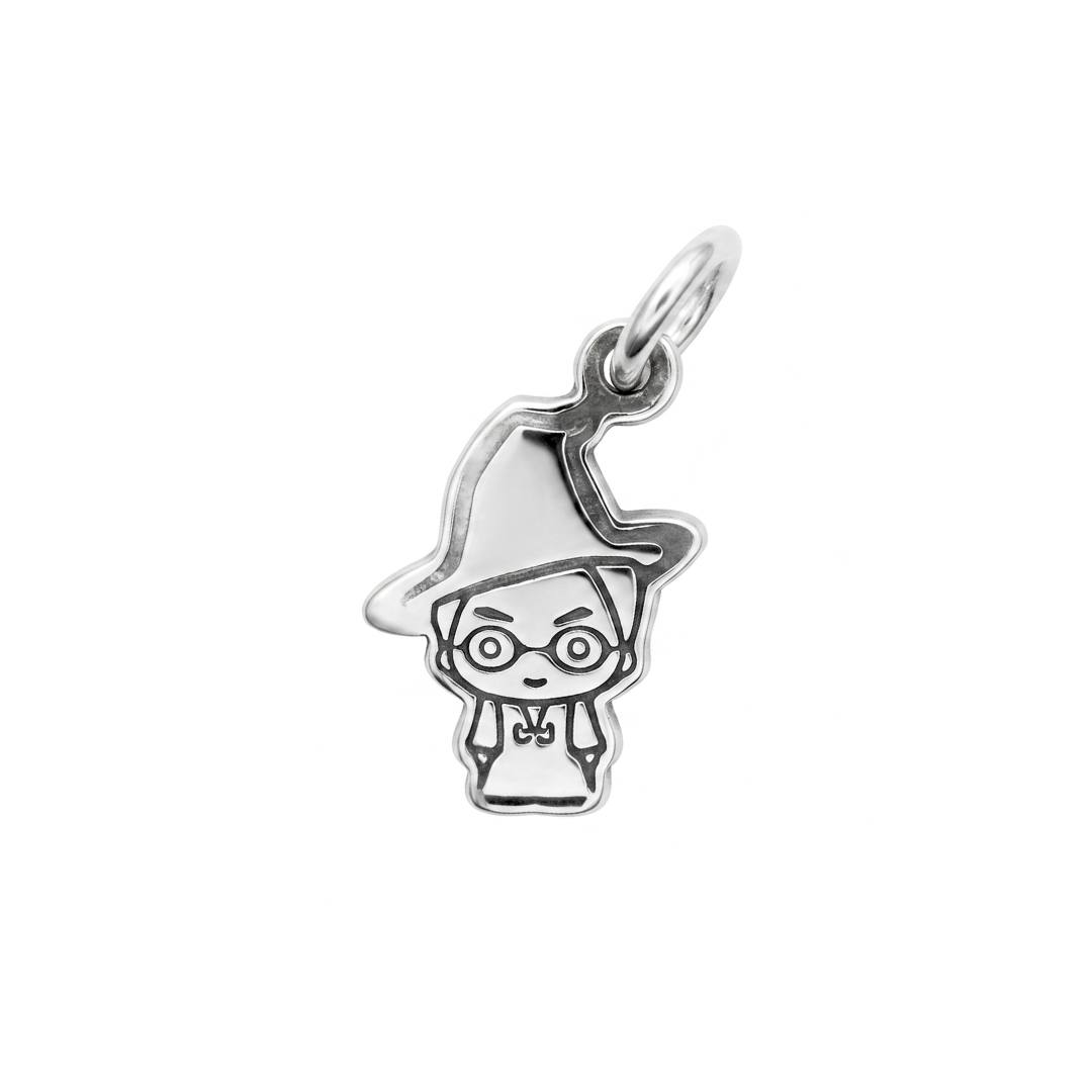 Sterling Silver Witch Teacher Character Charm