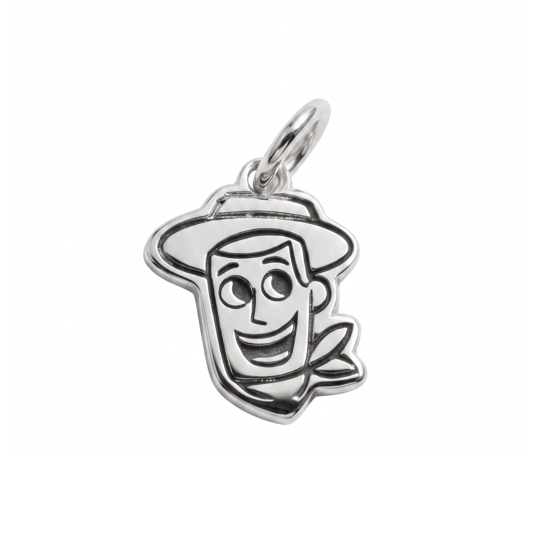 Sterling Silver Toy Cowboy Character Charm
