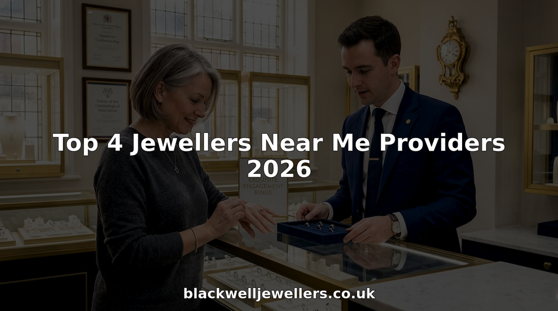 Customer and jeweller in shop browsing rings