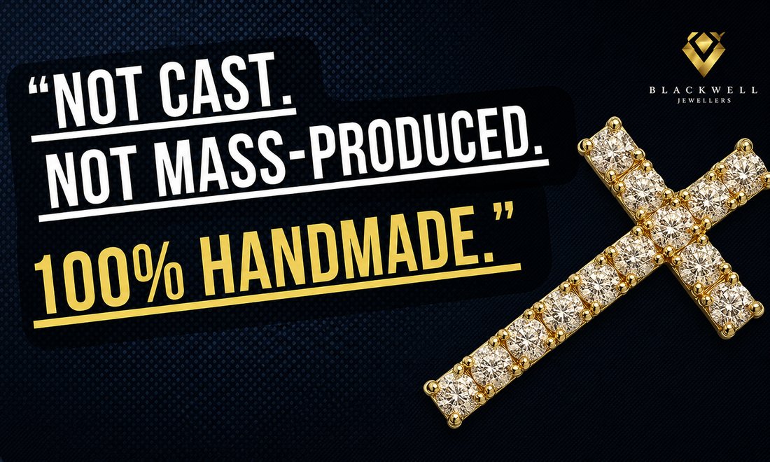 Handmade 18ct Diamond Cross | Platinum Cuban Bracelet Build (Part 1)