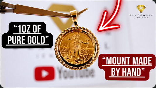 1oz of Pure Gold | Handmade Mount Crafted the Old Way by Blackwell Jewellers