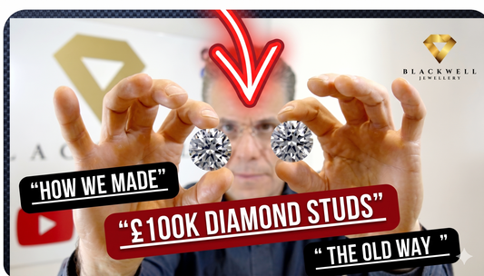 £100,000 Diamond Studs | Handmade 10ct Diamond Platinum Earrings by Blackwell Jewellers
