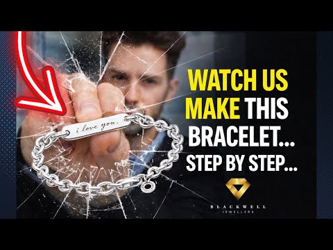 How We Made a Custom Silver Bracelet with Roman Numeral Engraving