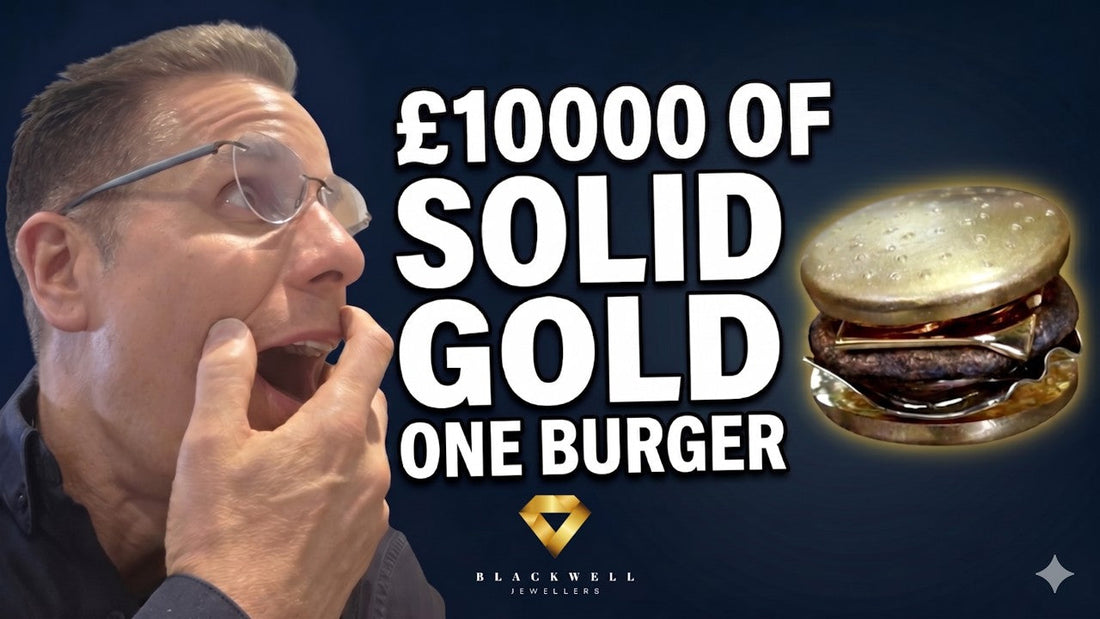 Can You Make a Burger Out of Solid Gold? We Did. | Three-Colour Gold Jewellery