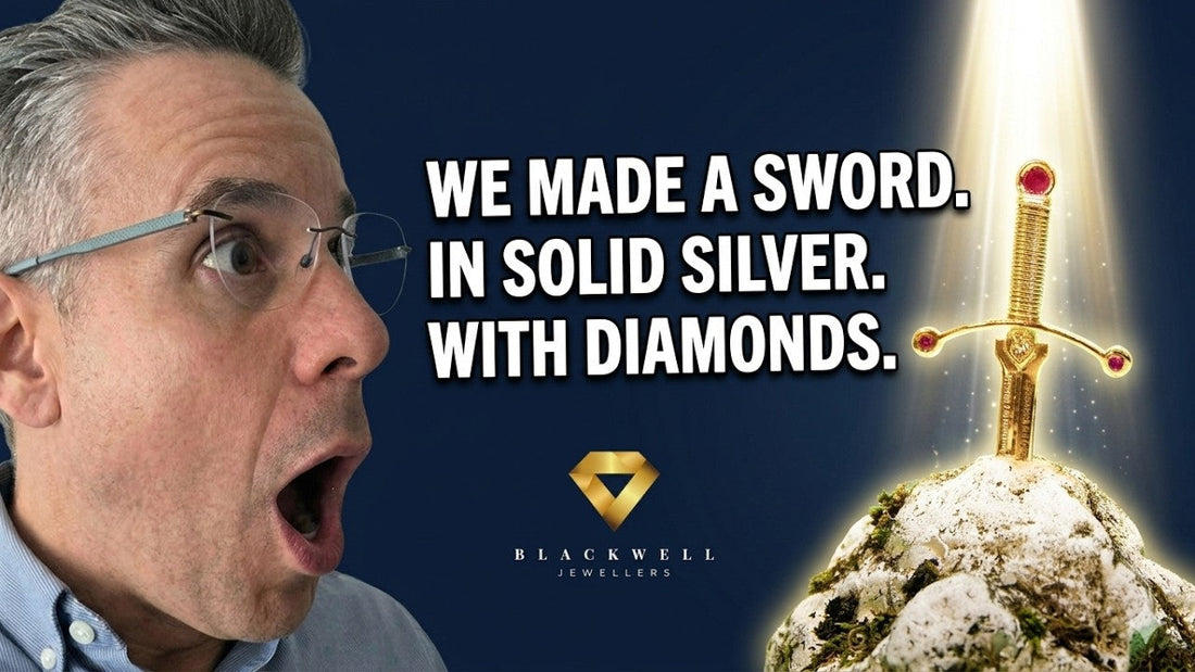 Sword in the Stone — Made From Solid Silver