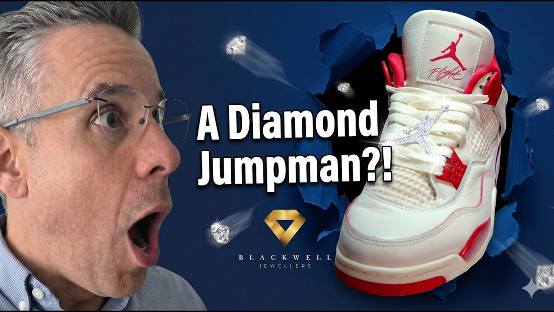 We Made a Diamond Jumpman in White Gold