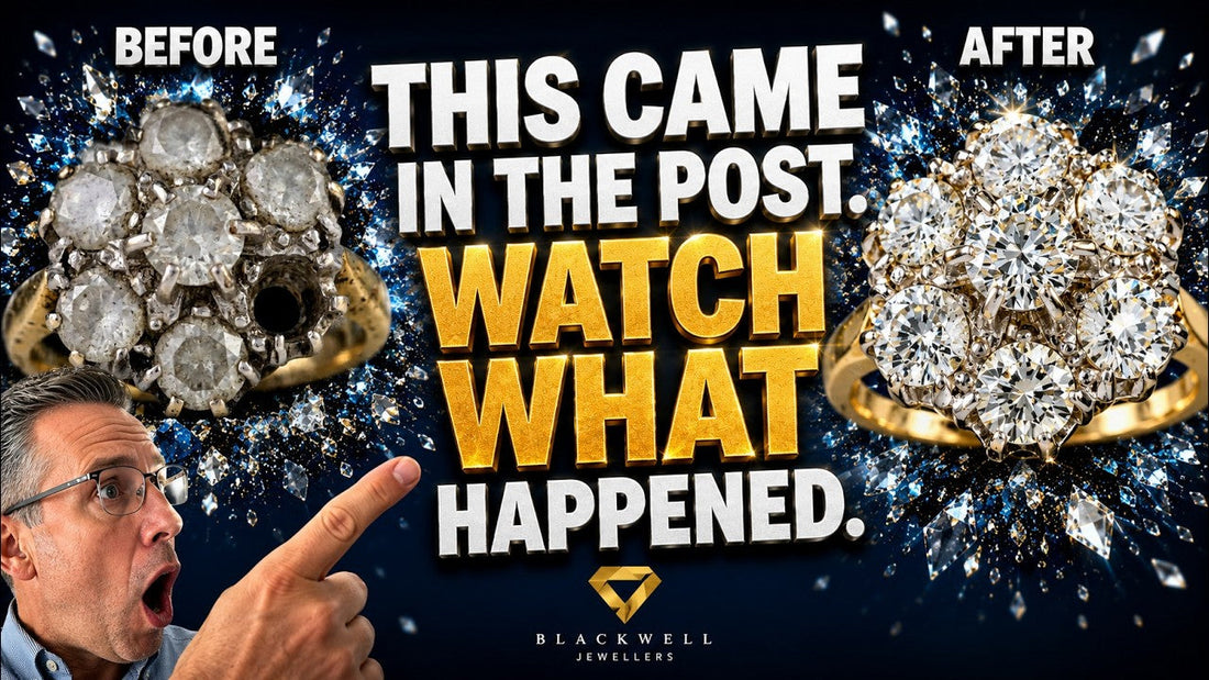 A Customer Sent Us This Damaged Diamond Ring | Can We Save It?