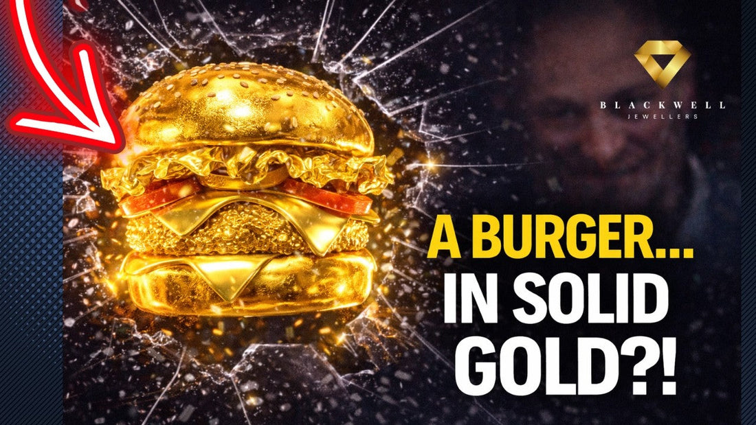 We Made a Burger… Out of Solid Gold (Handmade 9ct Gold Masterpiece)