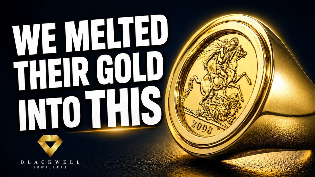 We Melted His Old Gold and Made a Full Sovereign Ring — Because the Industry Got Greedy