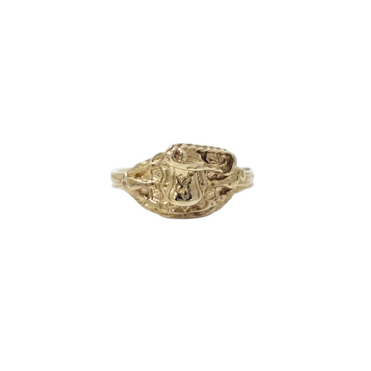 9ct Yellow Gold Children's Saddle Ring