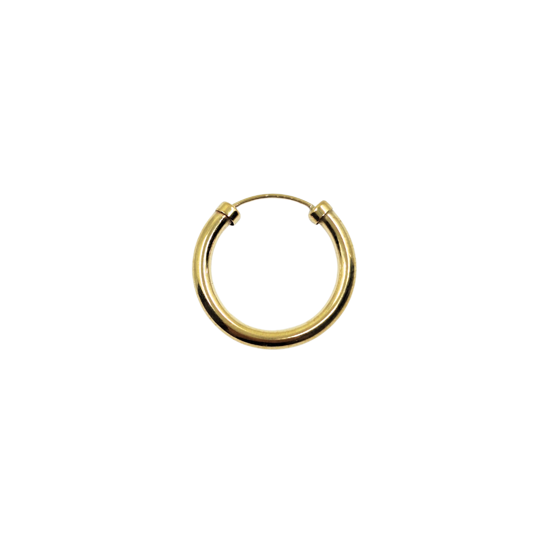 9ct Yellow Gold Capped Sleeper Earrings