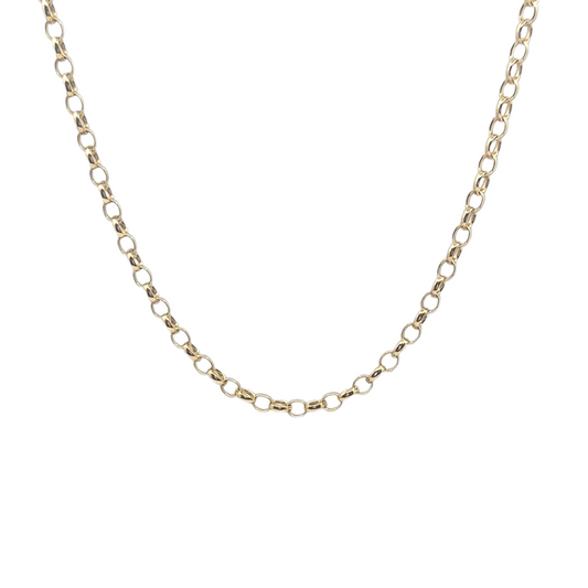 9ct Yellow Gold Belcher Chain 20.5"