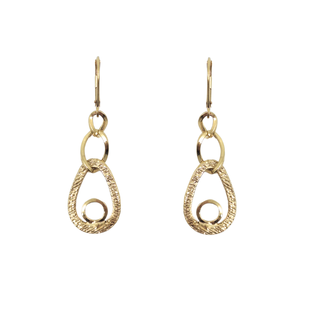 9ct Yellow Gold Drop Earrings