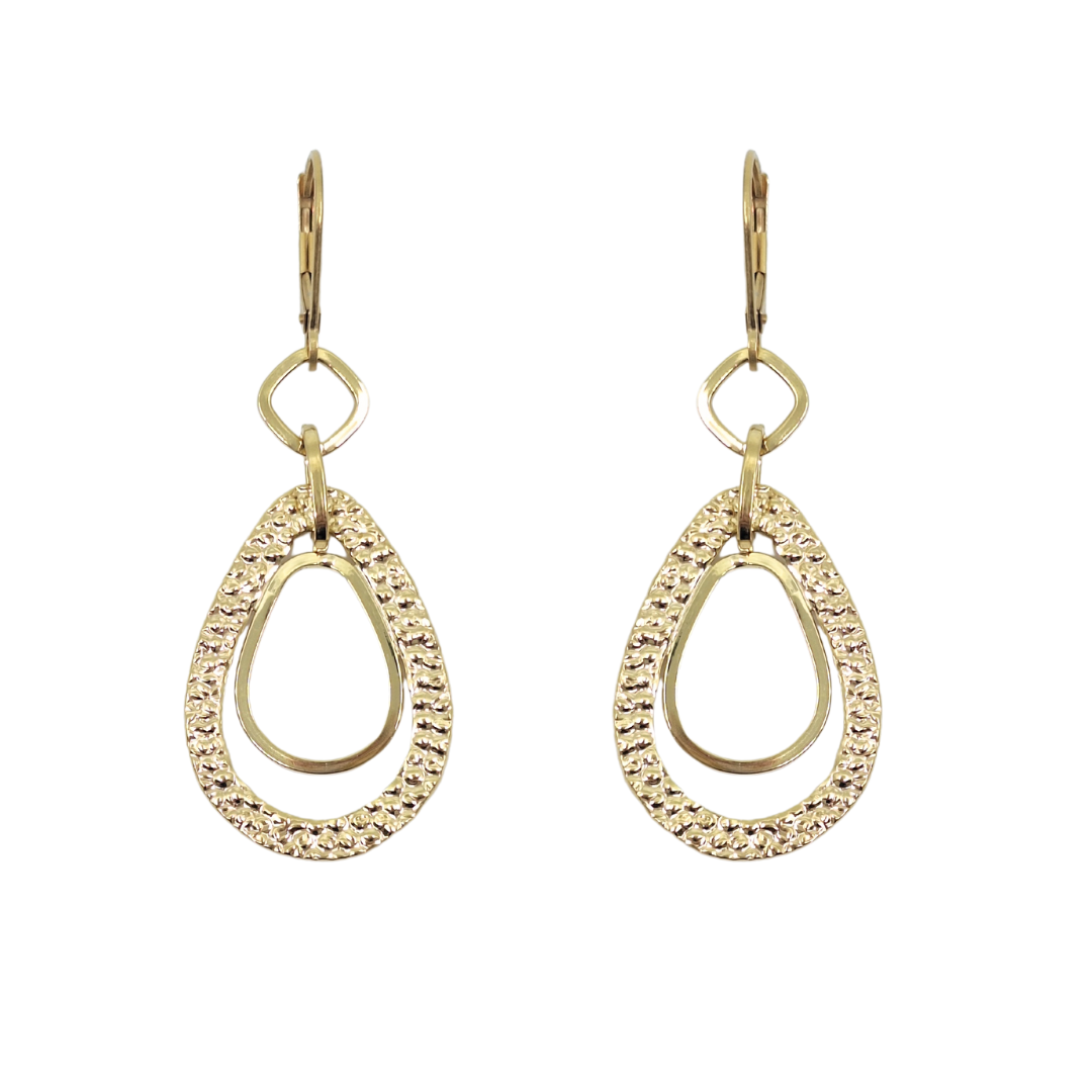 9ct Yellow Gold Drop Earrings