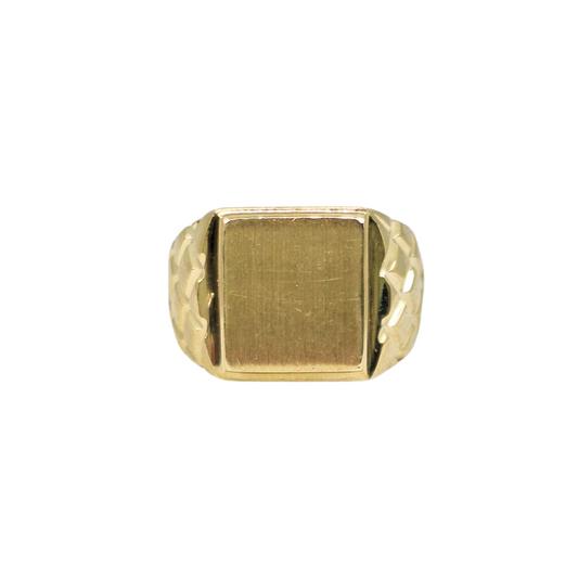 14ct Yellow Gold Signet Ring