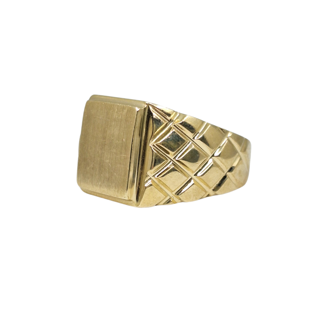 14ct Yellow Gold Signet Ring