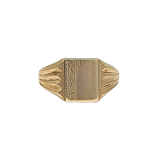 9ct Yellow Gold Signet Ring