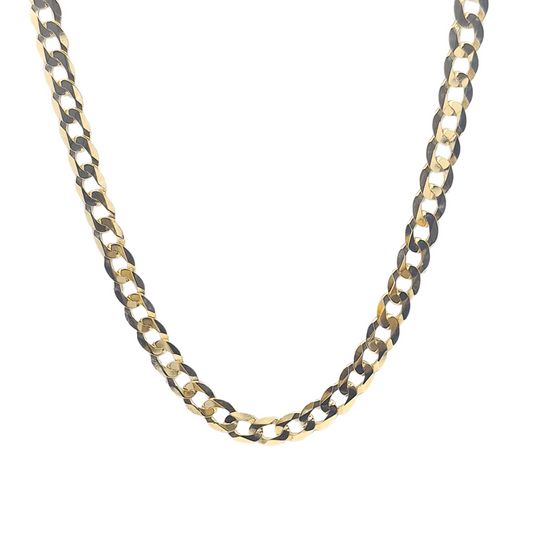 9ct Yellow Gold Curb Chain 20"