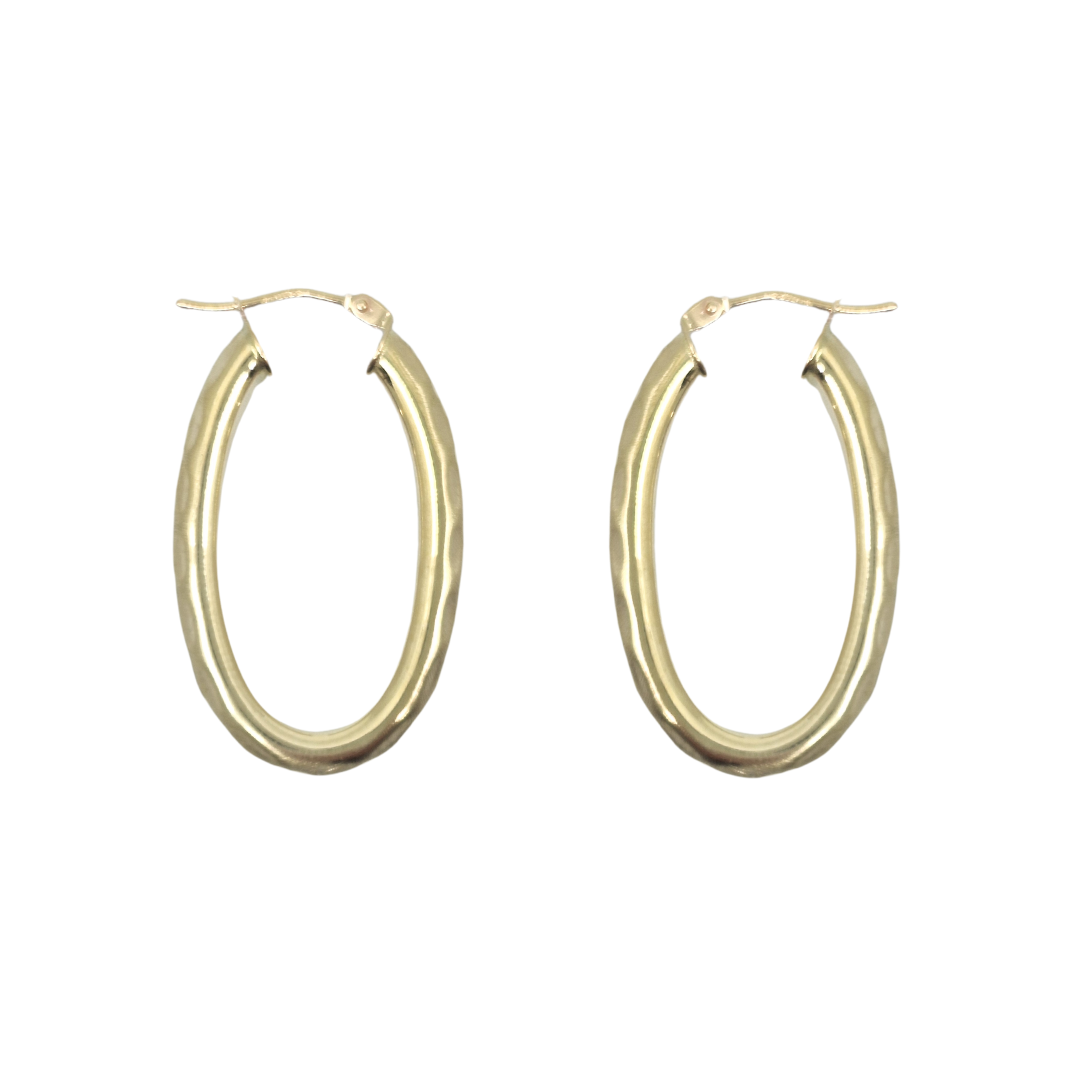 9ct Yellow Gold Hoop Earrings