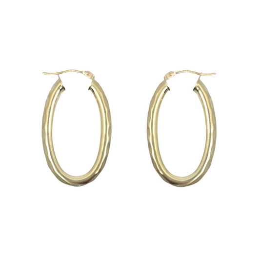 9ct Yellow Gold Hoop Earrings