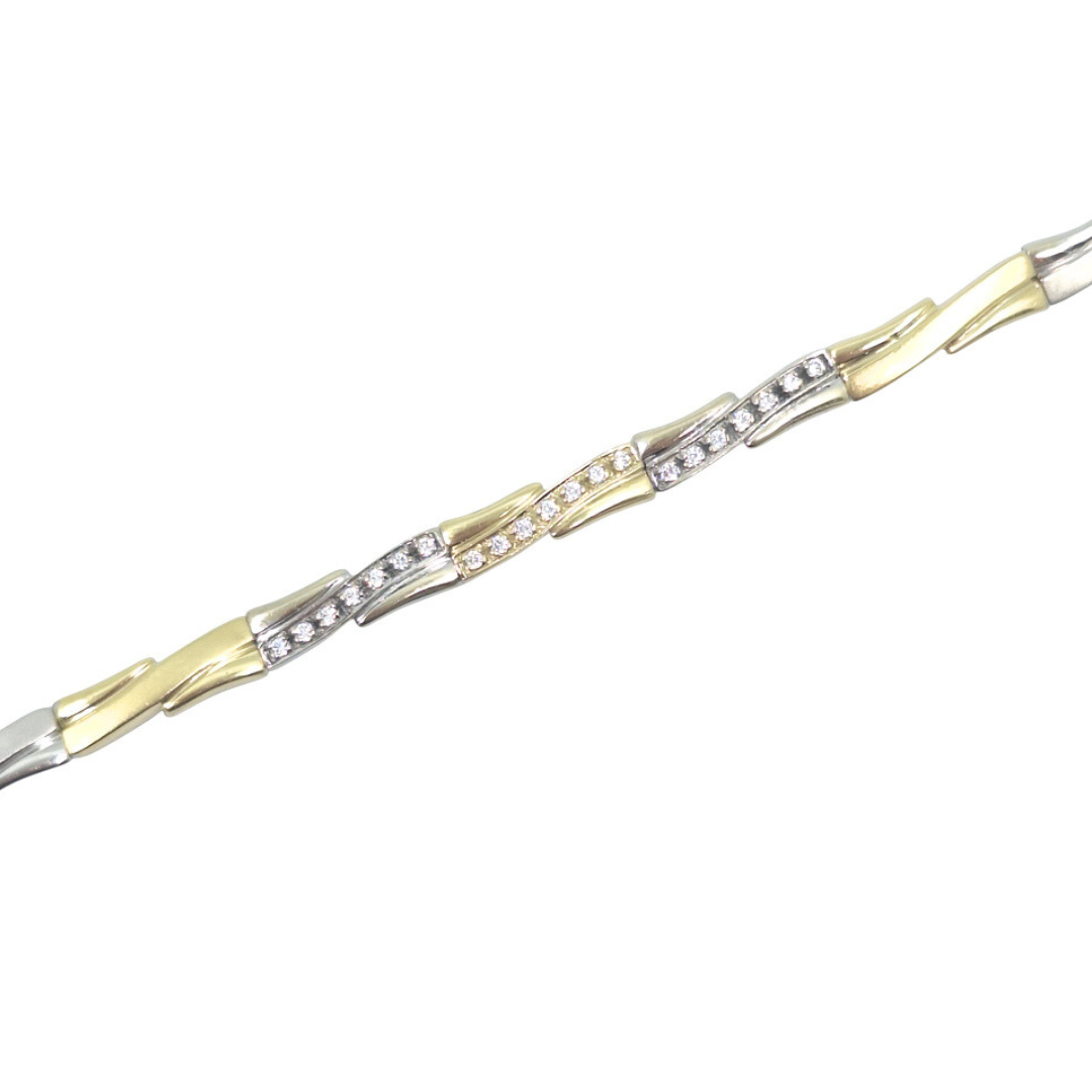 14ct Yellow & White Gold Necklace Set