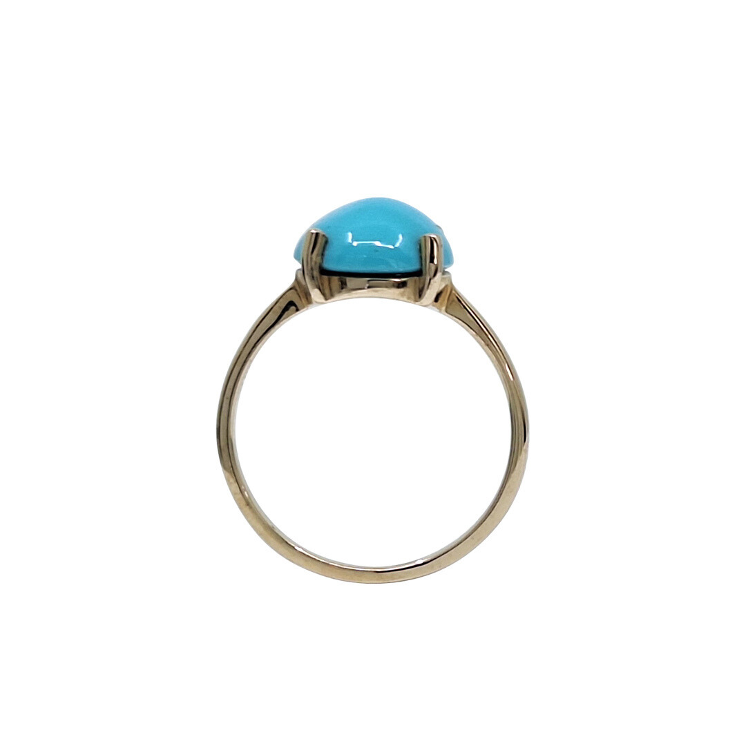 9ct Yellow Gold Turquoise Ring