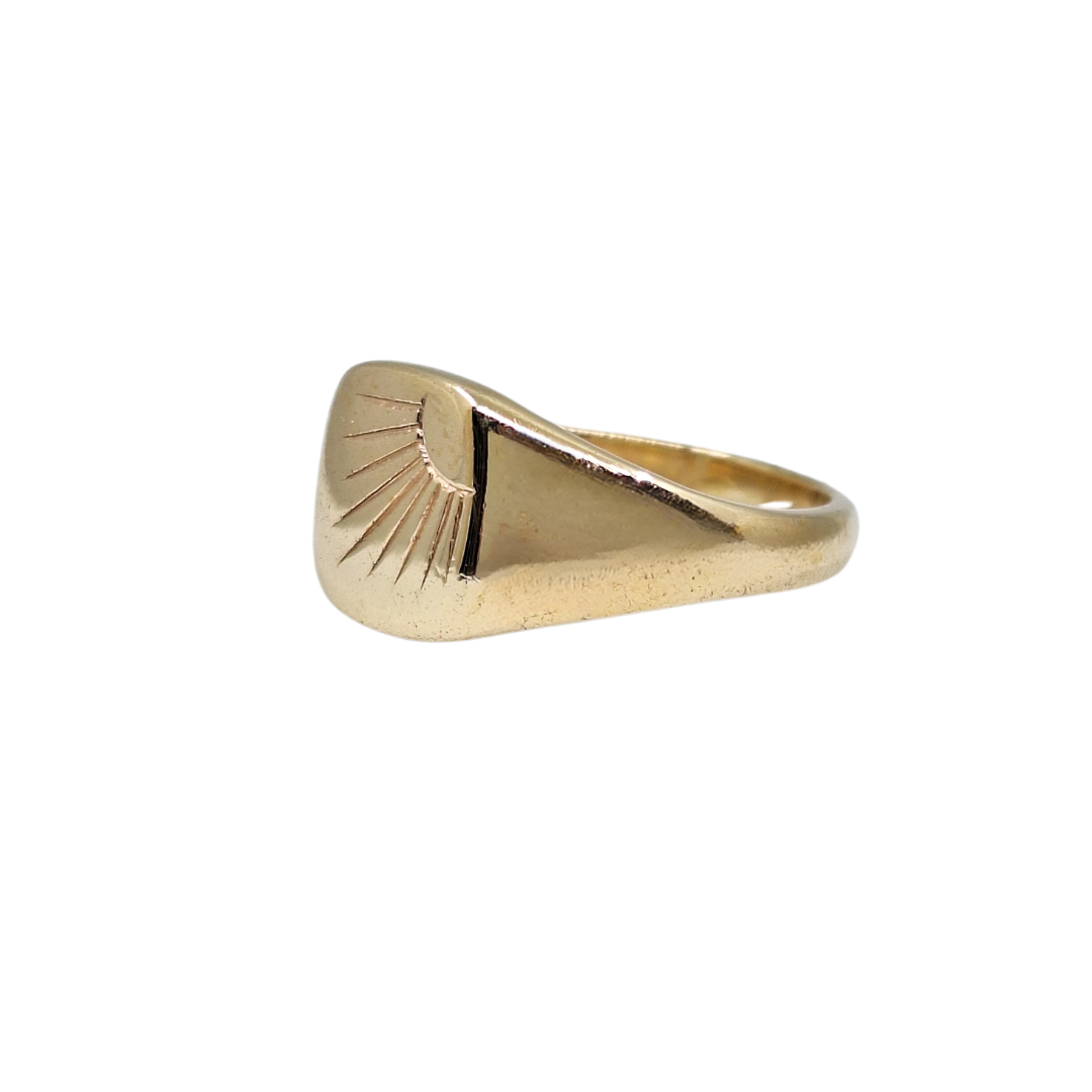 9ct Yellow Gold Signet Ring