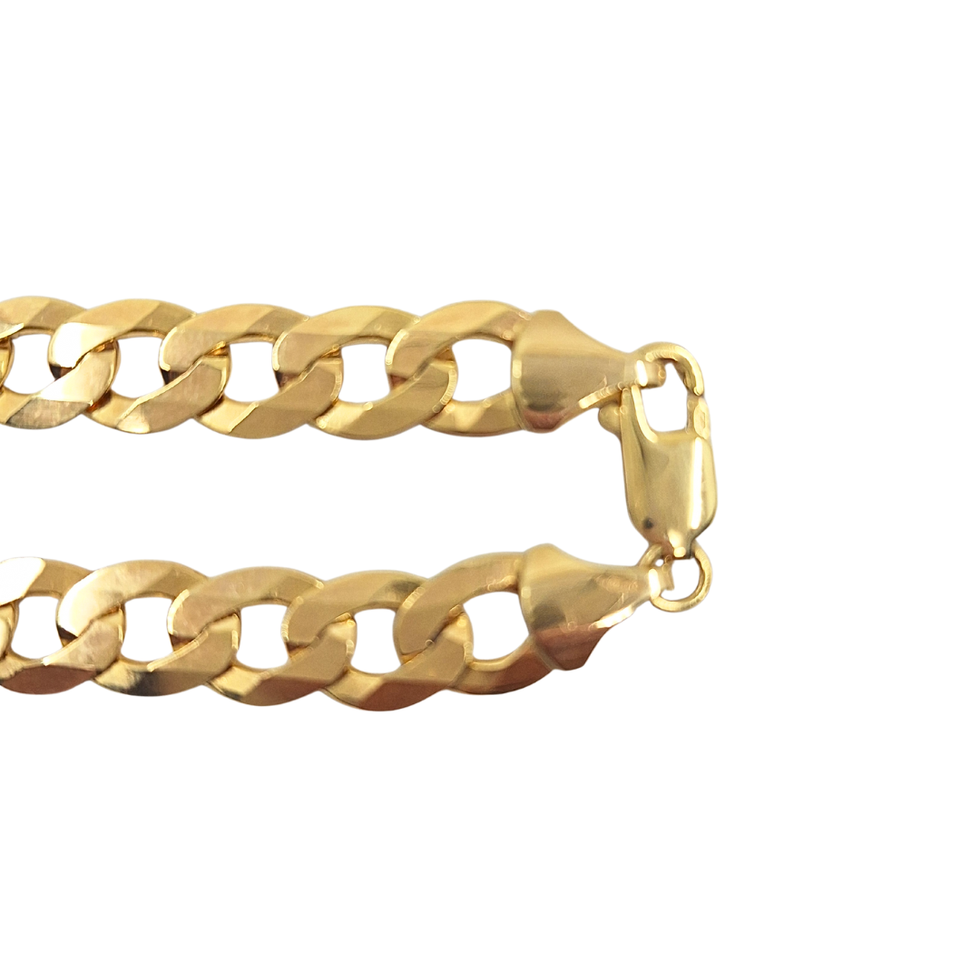 9ct Yellow Gold Curb Chain 28"