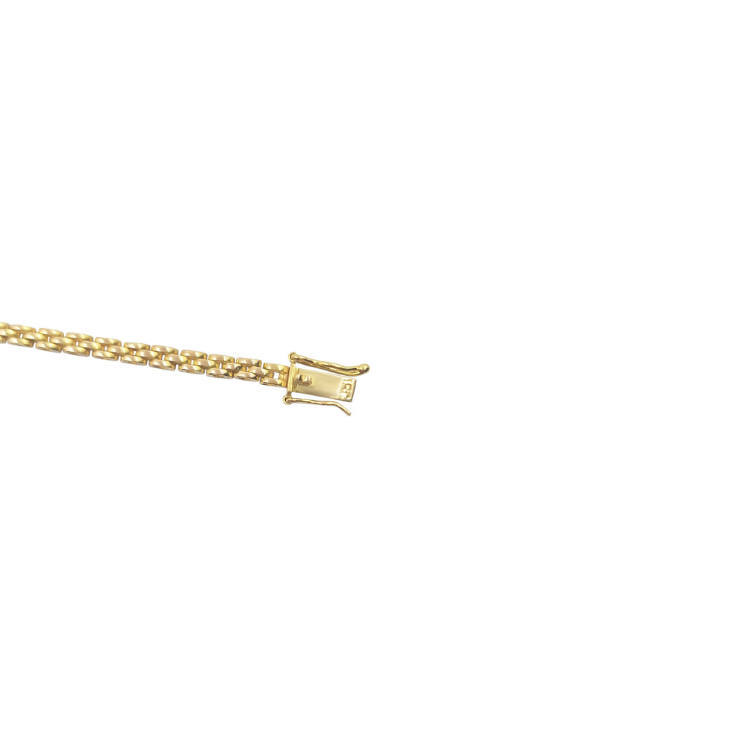 18ct Yellow Gold Emerald & Diamond Bracelet