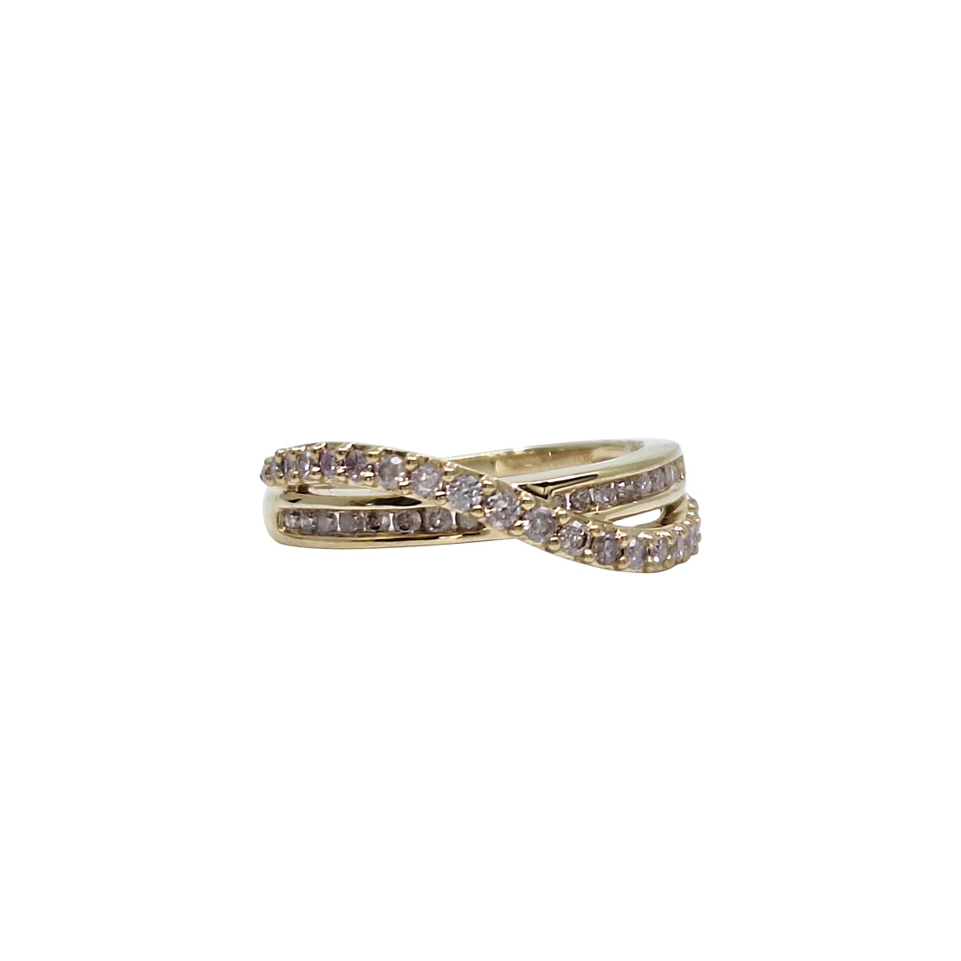 10ct Yellow Gold Diamond Ring