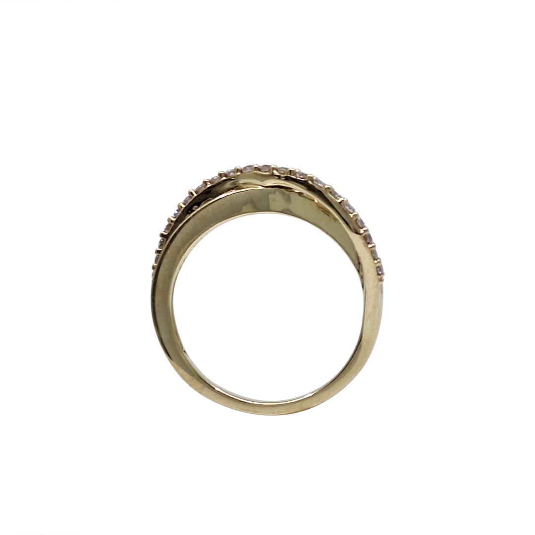 10ct Yellow Gold Diamond Ring