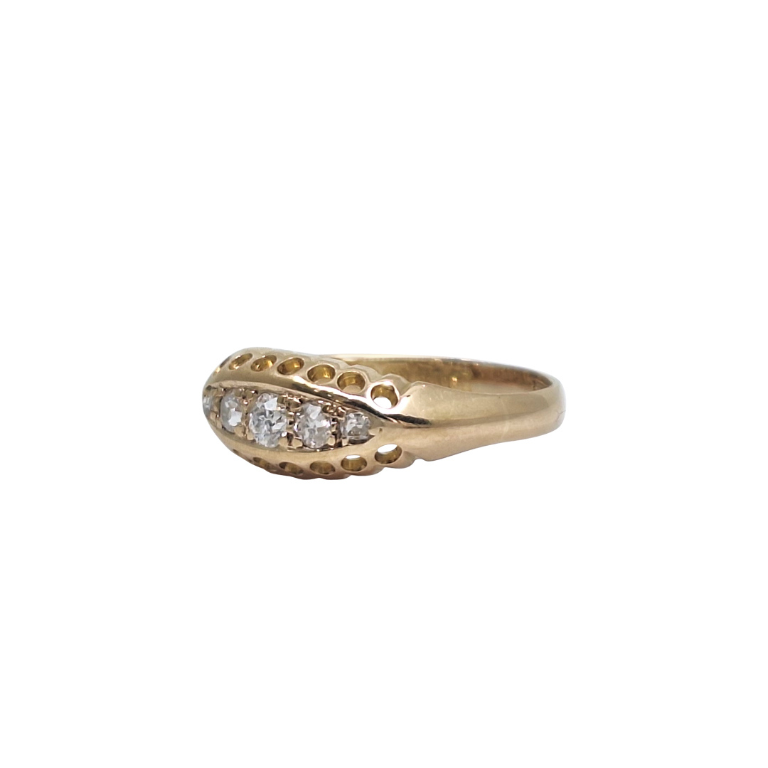 18ct Yellow Gold Diamond Ring