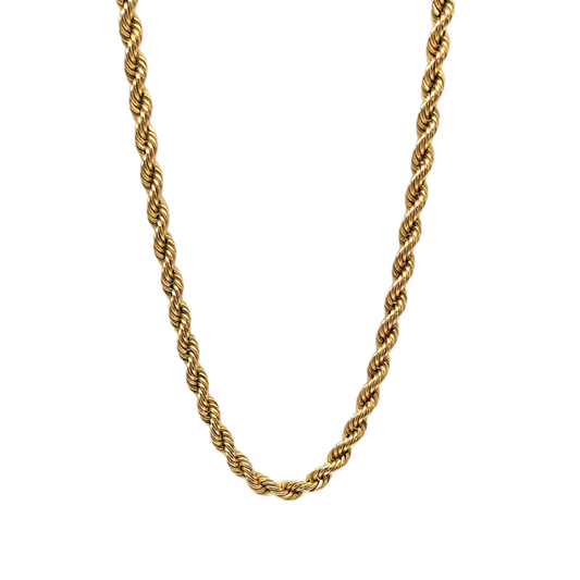 9ct Yellow Gold Rope Chain 20"