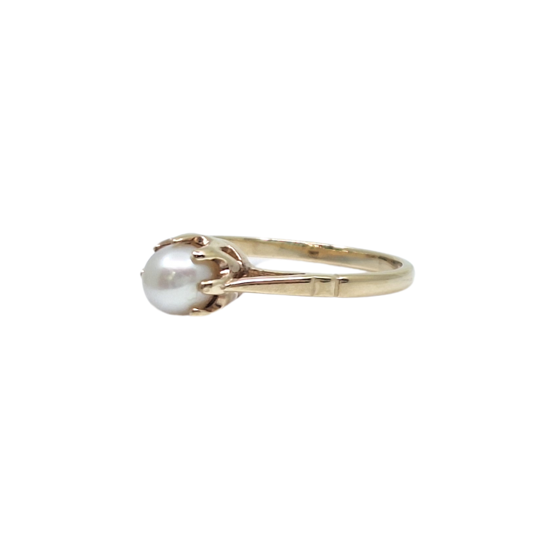 9ct Yellow Gold Pearl Ring