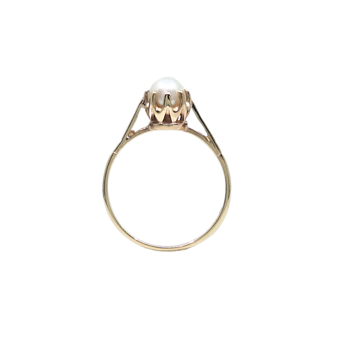 9ct Yellow Gold Pearl Ring