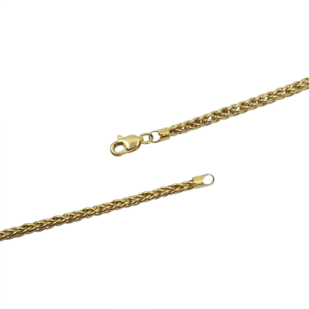 9ct Yellow Gold Franco Chain 18"